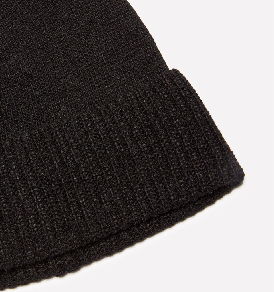 Cappello nero in misto cashmere - null - Nero | Sisley image number 2
